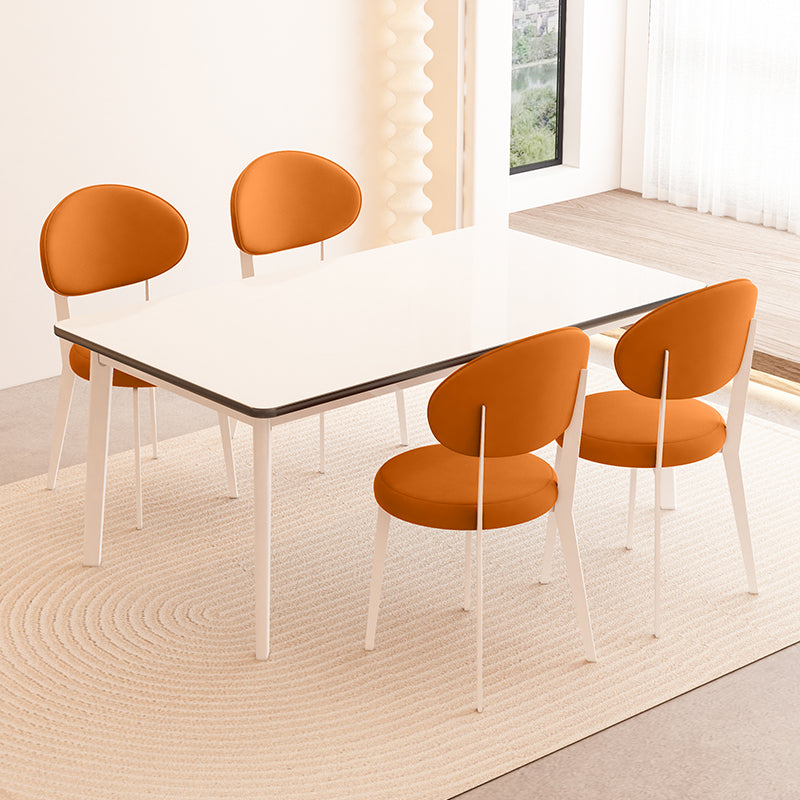 French Cream Style White Dining Chair