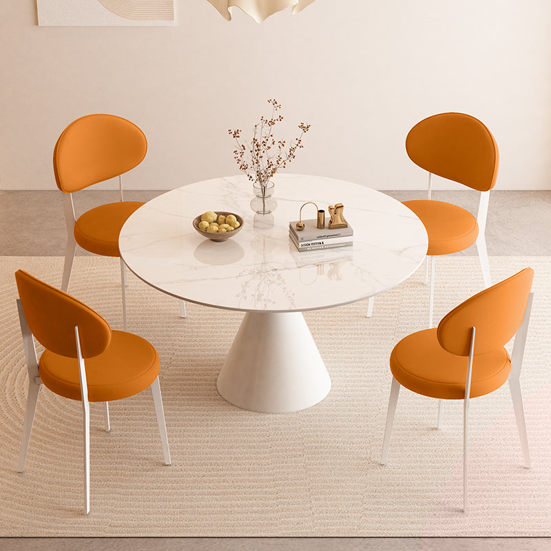 French Cream Style White Dining Chair