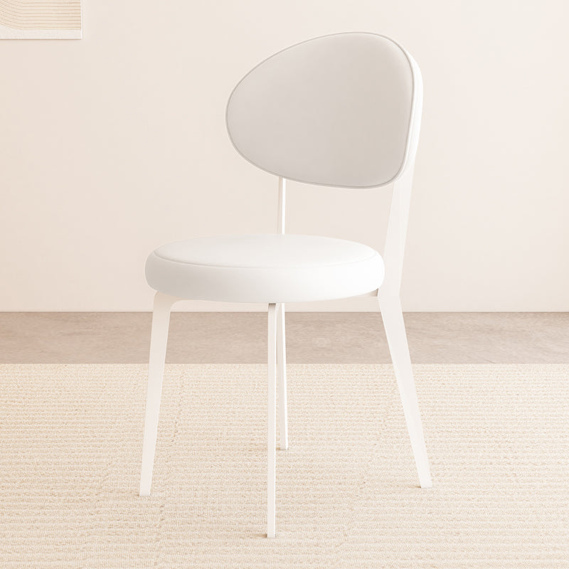 French Cream Style White Dining Chair