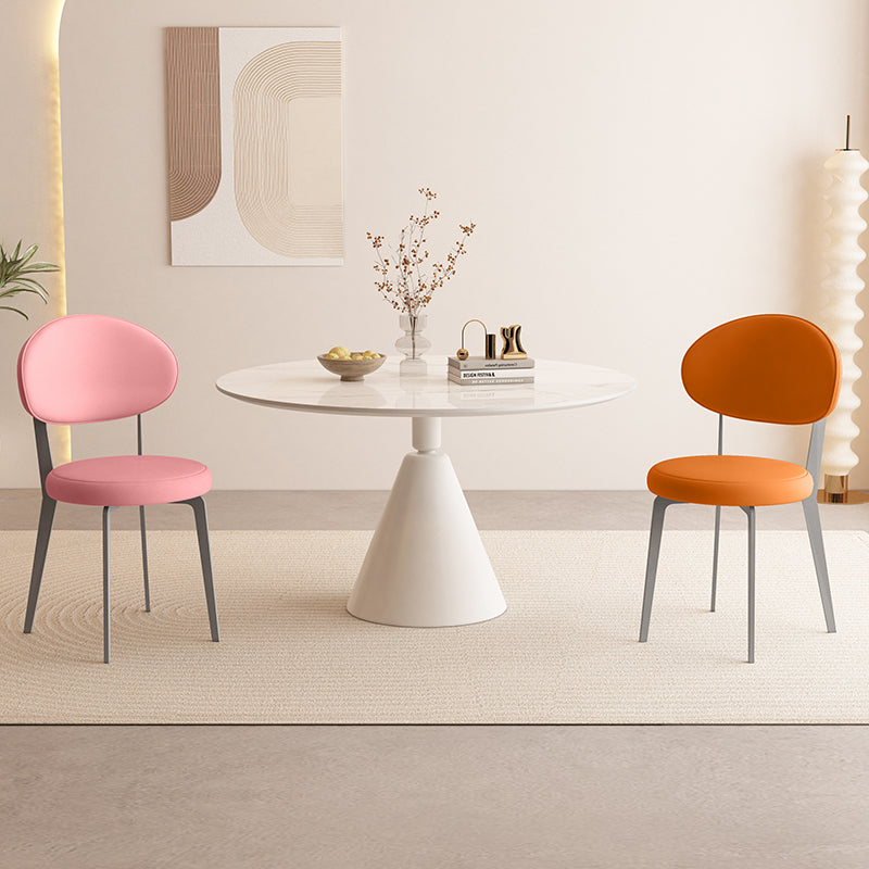 French Cream Style White Dining Chair